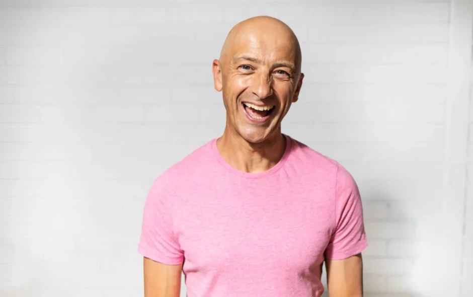 Matt Hale smiling in pink shirt - discusses taking a leap of faith
